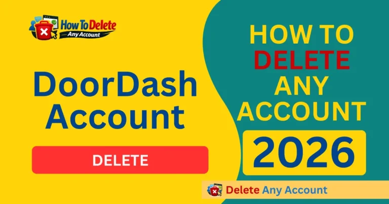 How to Delete DoorDash Account